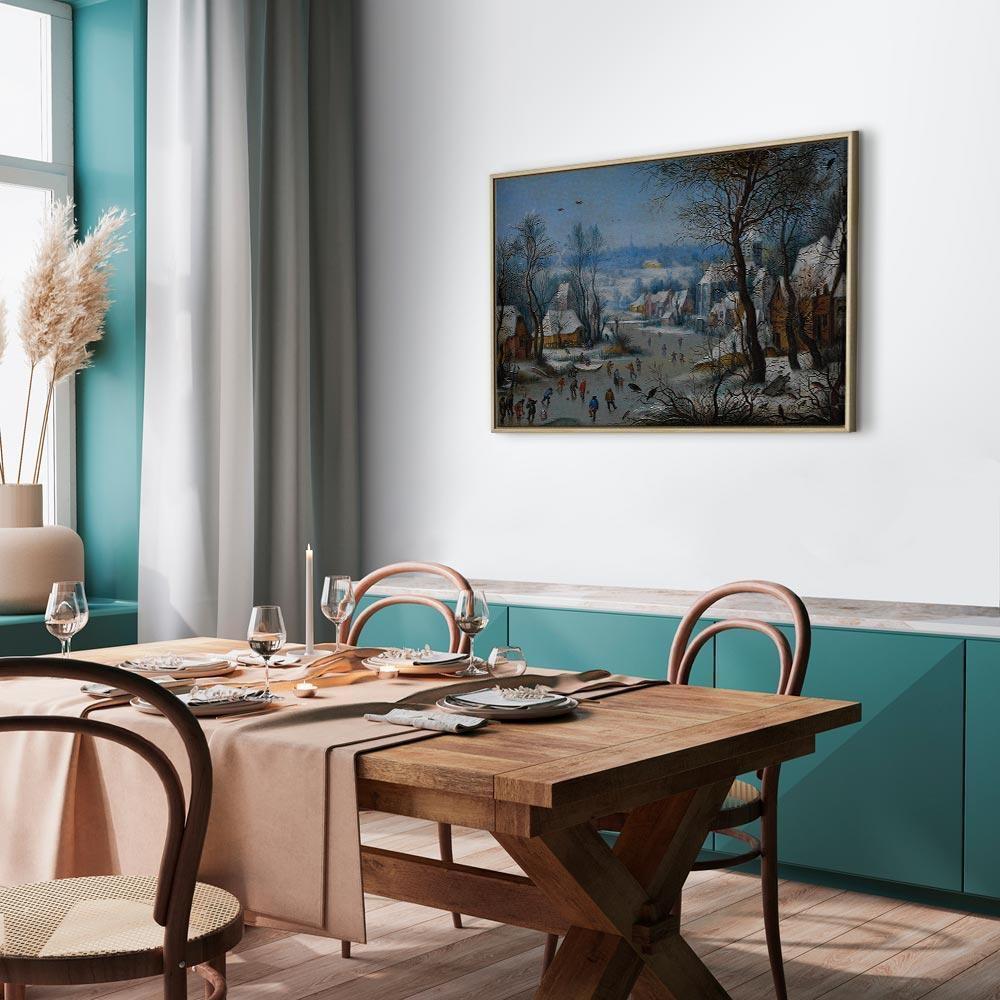 Obraz - Pieter Brueghel (młodszy) – Winter Landscape with a Bird Trap