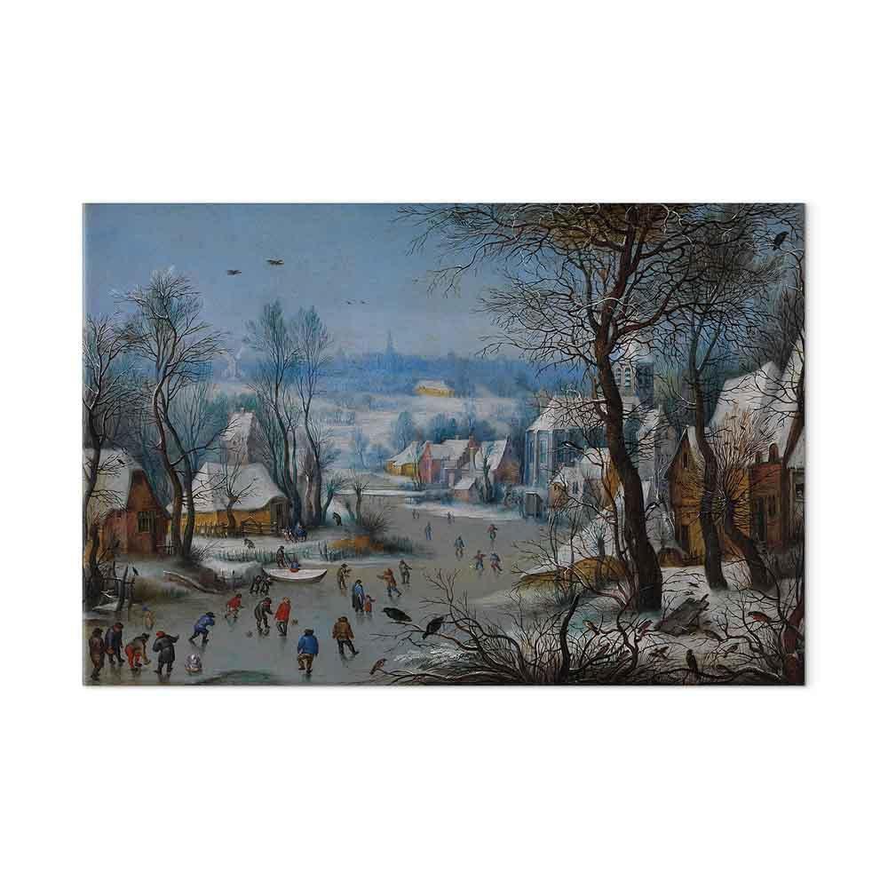 Obraz - Pieter Brueghel (młodszy) – Winter Landscape with a Bird Trap
