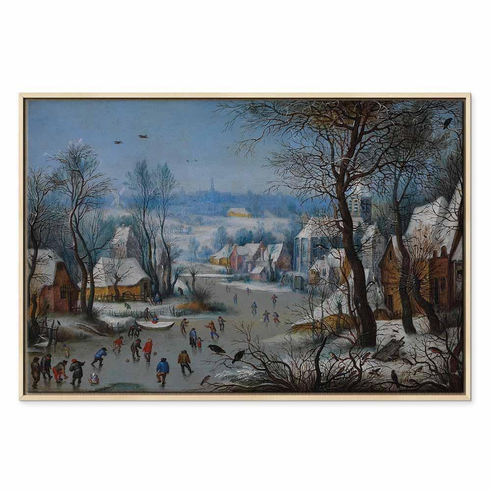 Obraz - Pieter Brueghel (młodszy) – Winter Landscape with a Bird Trap