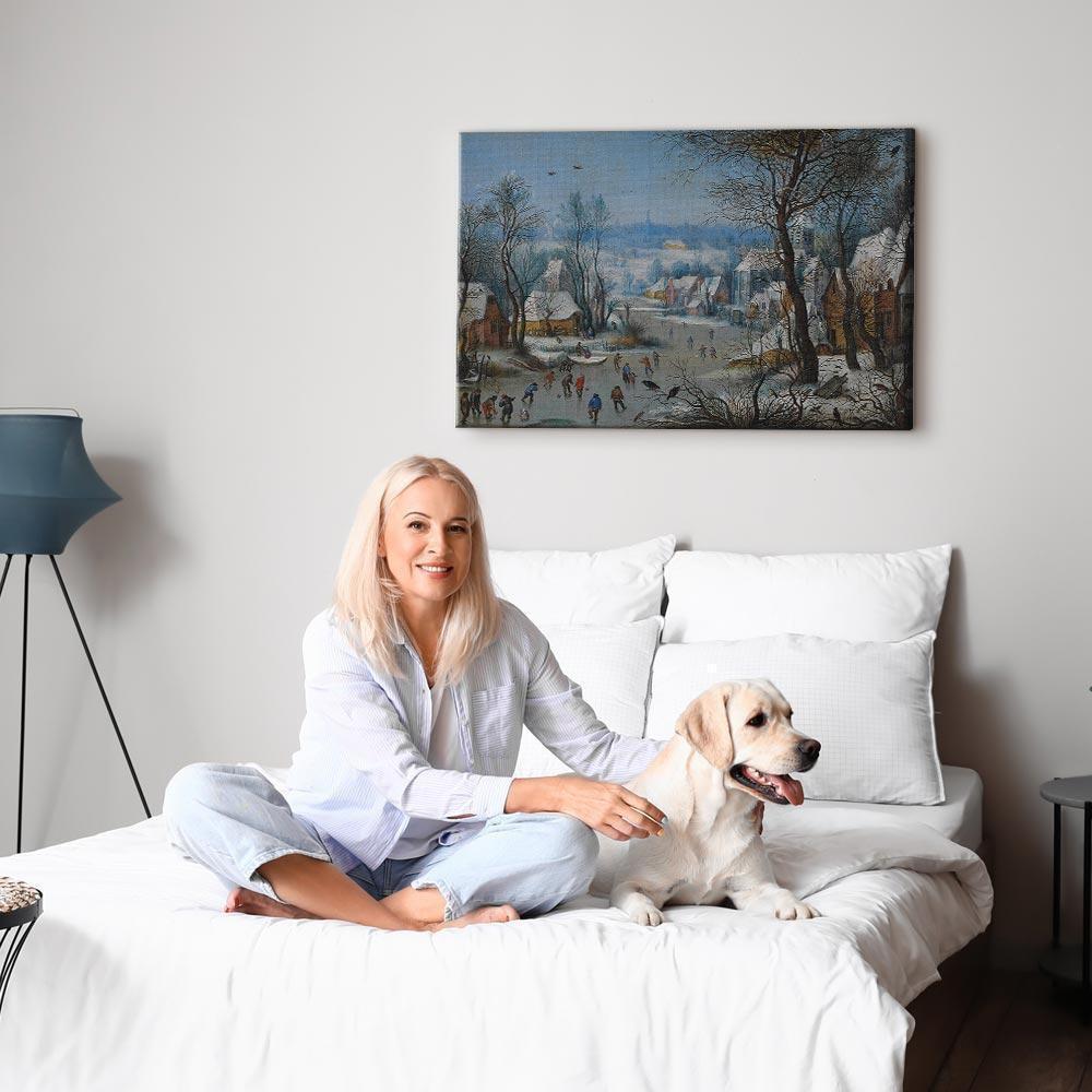 Obraz - Pieter Brueghel (młodszy) – Winter Landscape with a Bird Trap