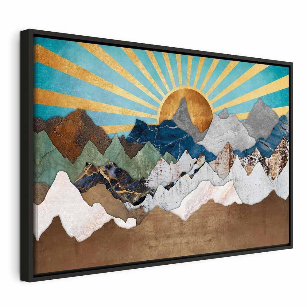 Obraz - Poranek w górach (1-częściowy) szeroki