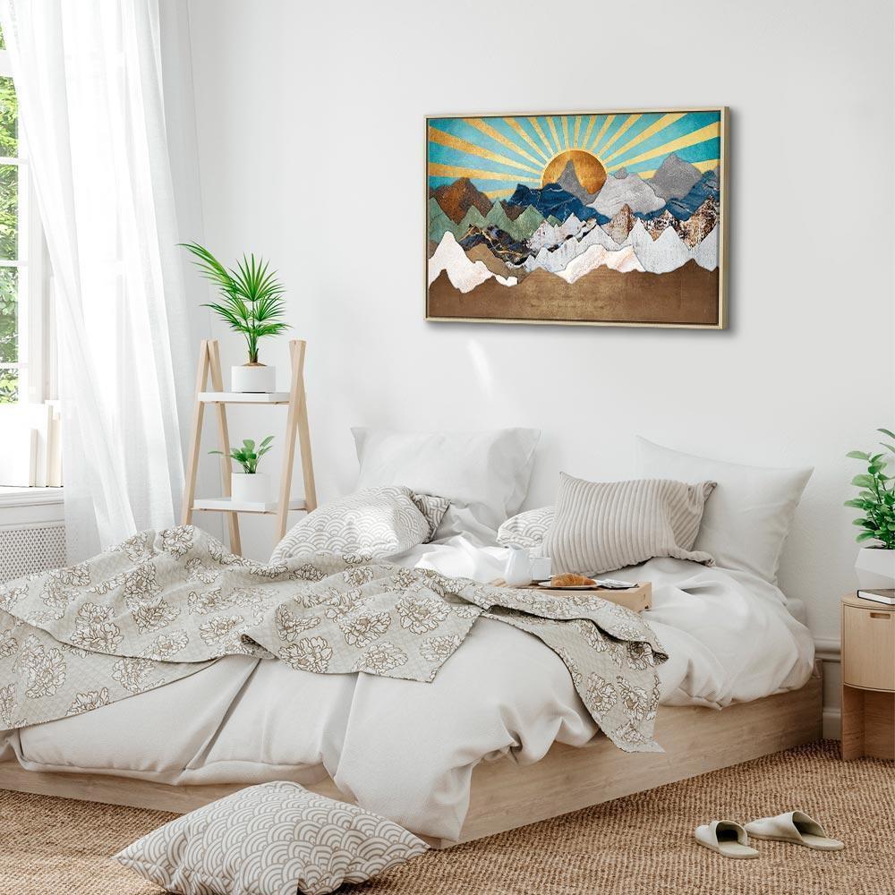 Obraz - Poranek w górach (1-częściowy) szeroki