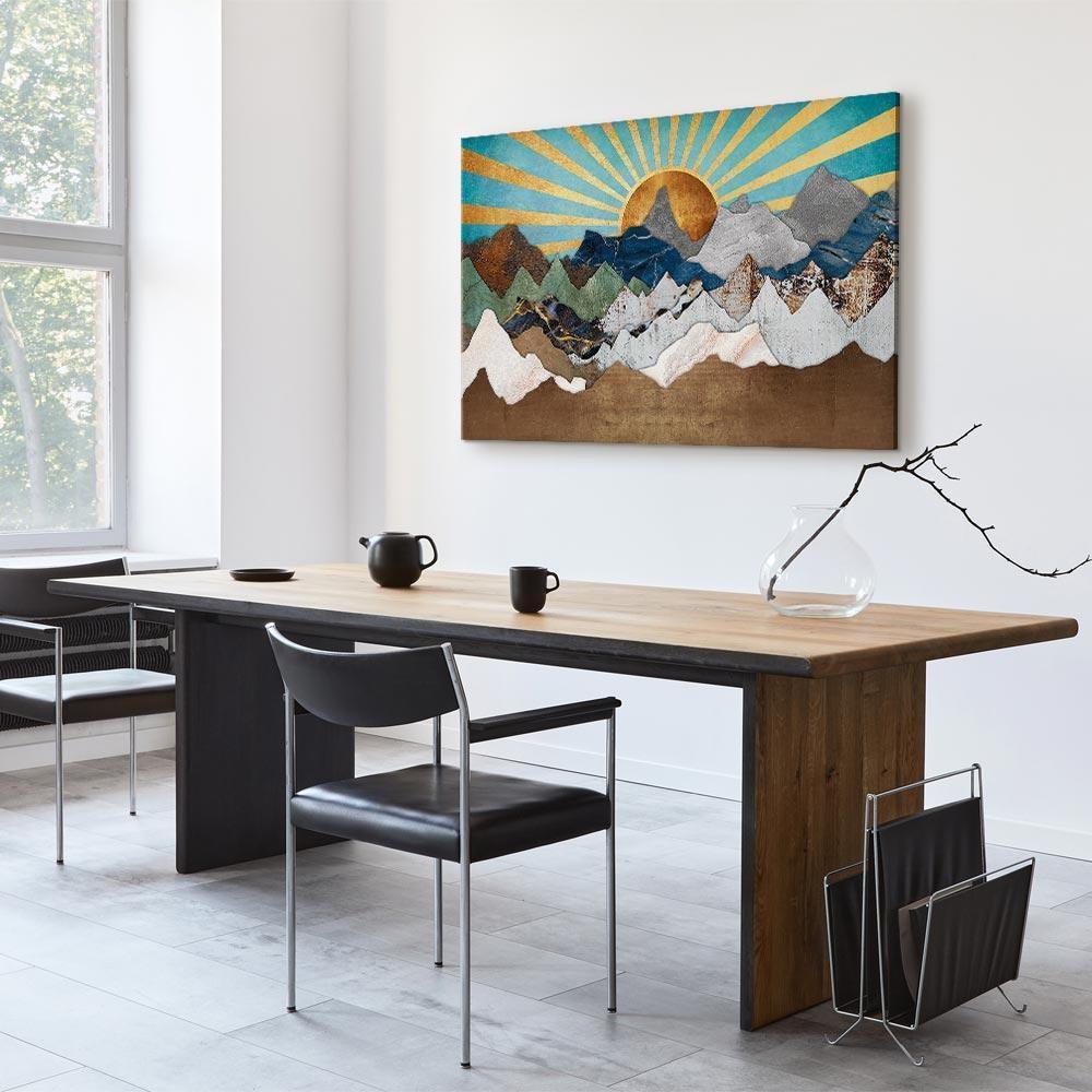 Obraz - Poranek w górach (1-częściowy) szeroki