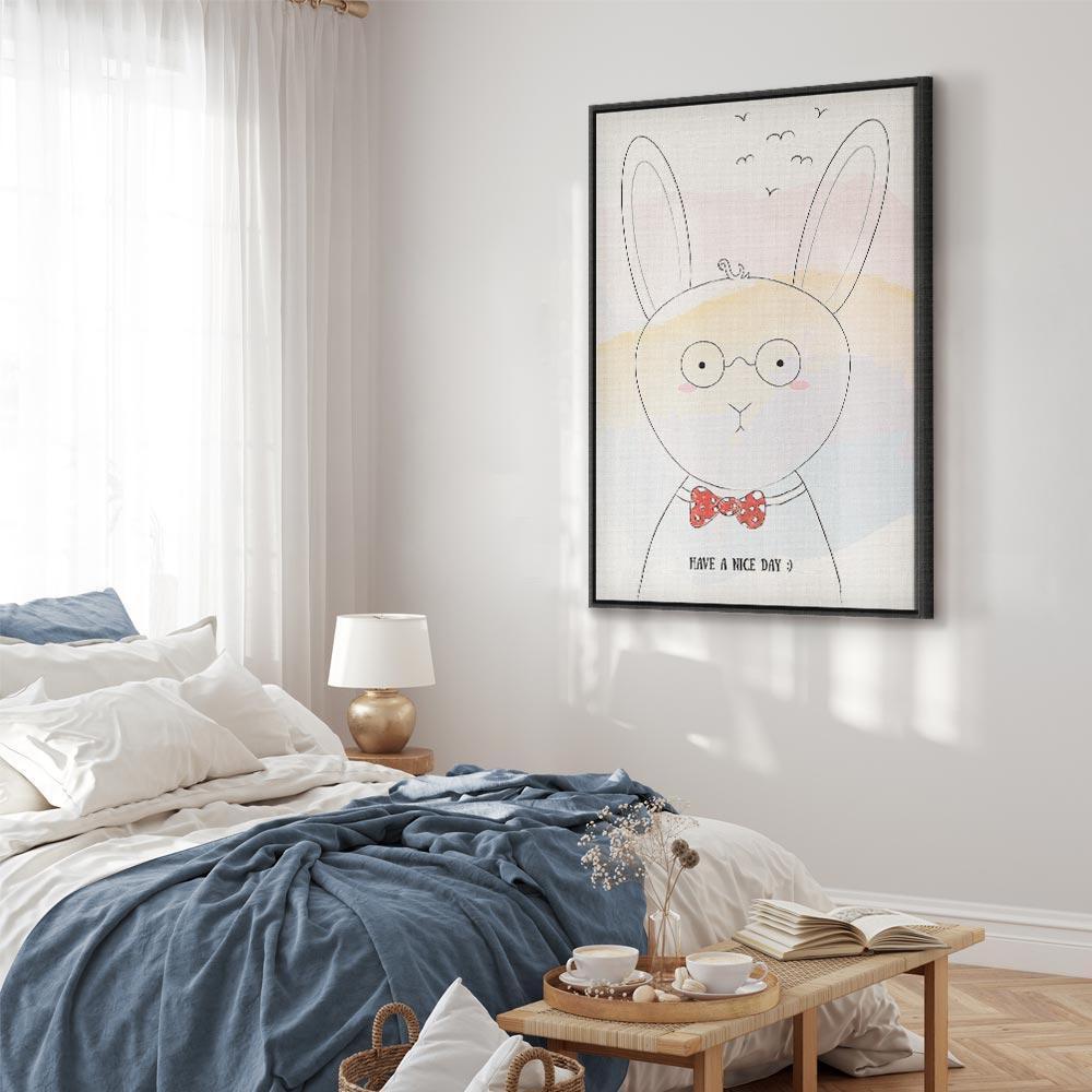 Obraz - Pozdrowienia od królika (1-częściowy) pionowy