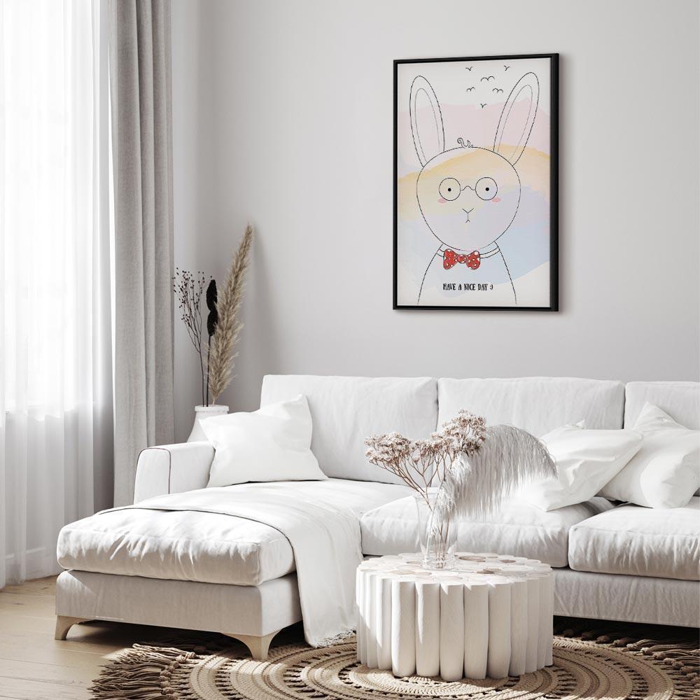 Obraz - Pozdrowienia od królika (1-częściowy) pionowy