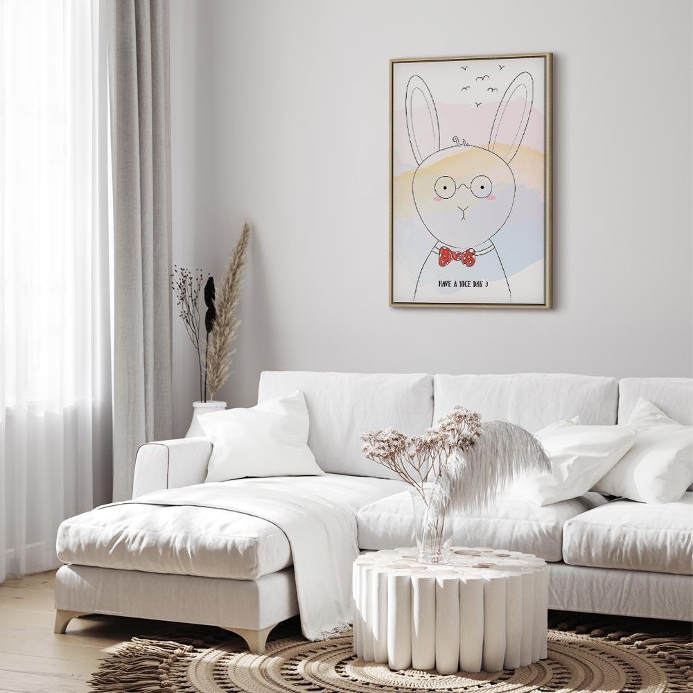 Obraz - Pozdrowienia od królika (1-częściowy) pionowy