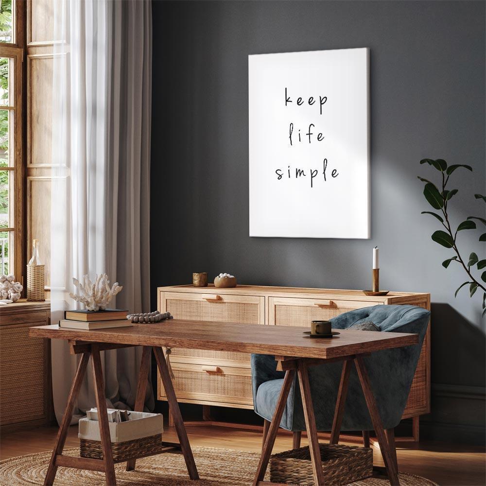 Obraz - Przekaz (1-częściowy) - napis po angielsku w akcencie motywacyjnym