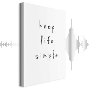 Obraz - Przekaz (1-częściowy) - napis po angielsku w akcencie motywacyjnym