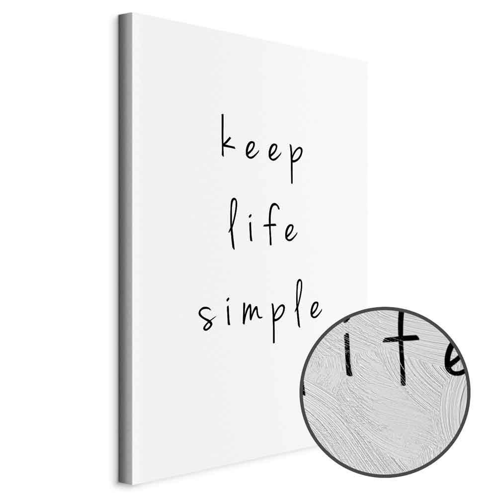 Obraz - Przekaz (1-częściowy) - napis po angielsku w akcencie motywacyjnym