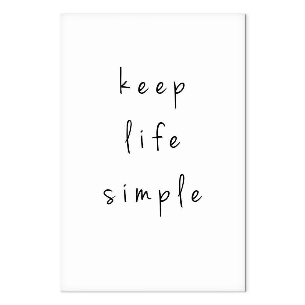 Obraz - Przekaz (1-częściowy) - napis po angielsku w akcencie motywacyjnym