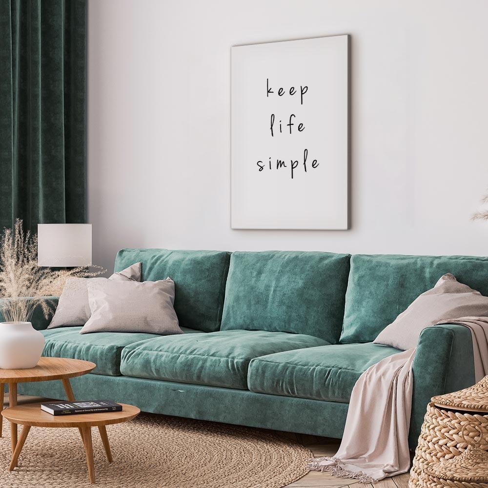 Obraz - Przekaz (1-częściowy) - napis po angielsku w akcencie motywacyjnym