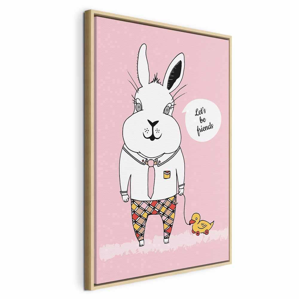 Obraz - Przyjaciel królika (1-częściowy) pionowy