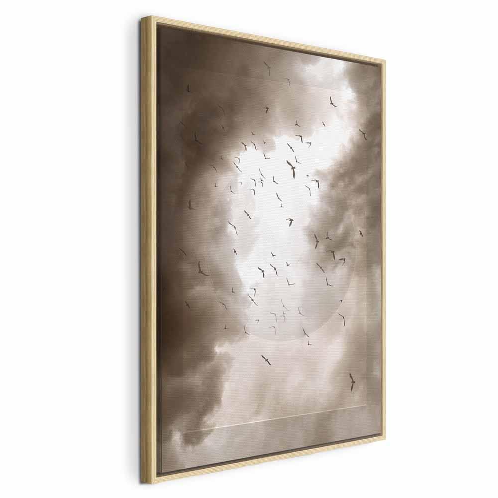 Obraz - Ptaki w chmurach (1-częściowy) pionowy