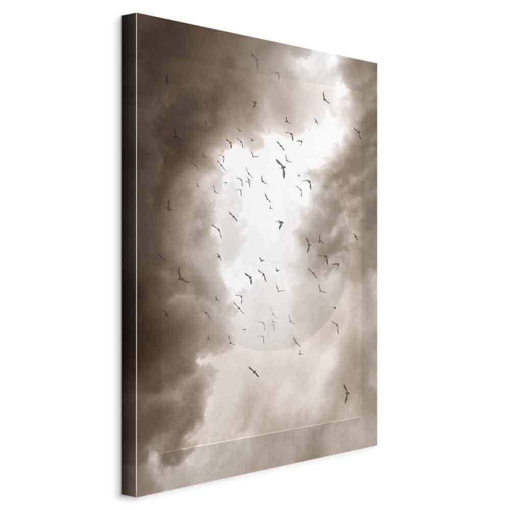 Obraz - Ptaki w chmurach (1-częściowy) pionowy