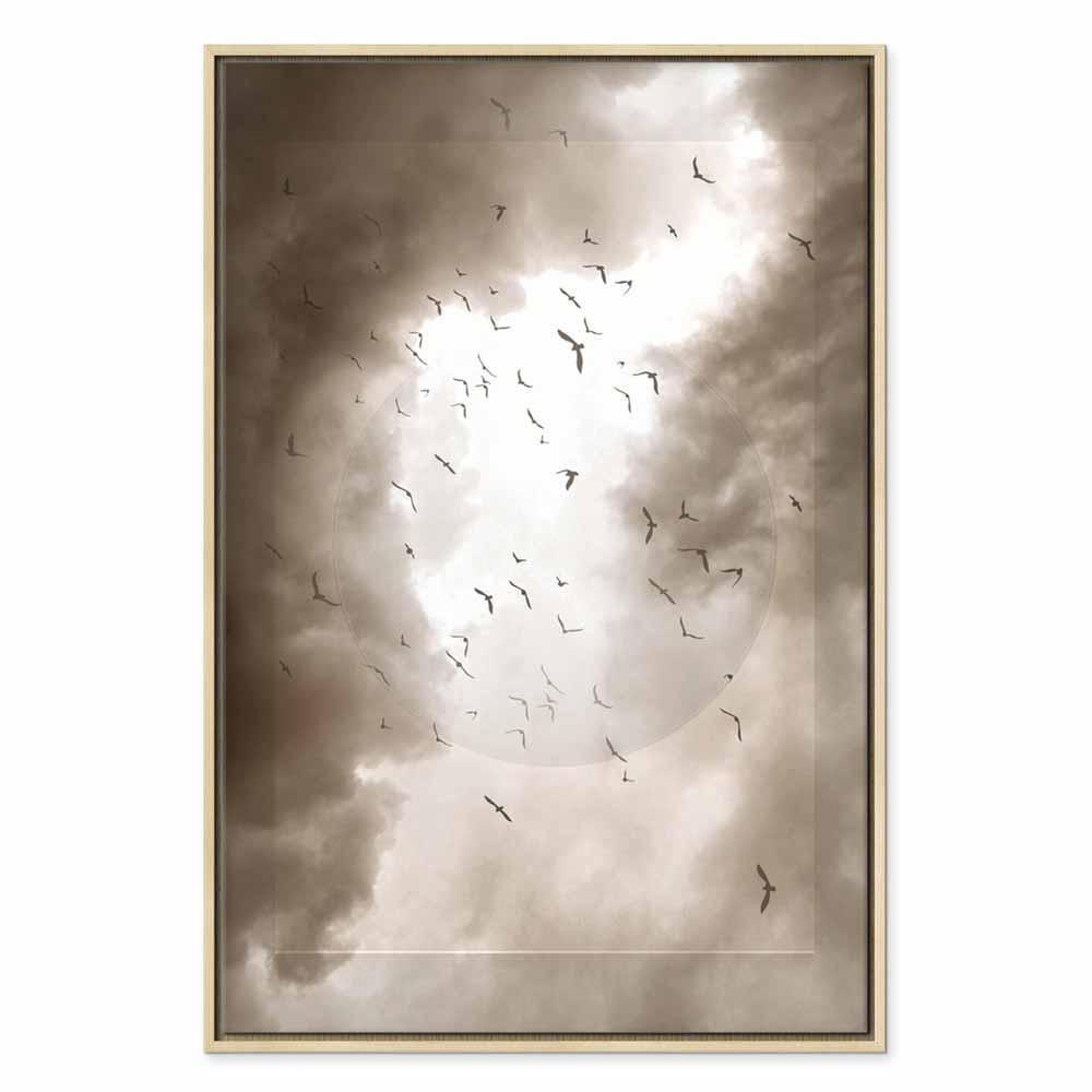 Obraz - Ptaki w chmurach (1-częściowy) pionowy