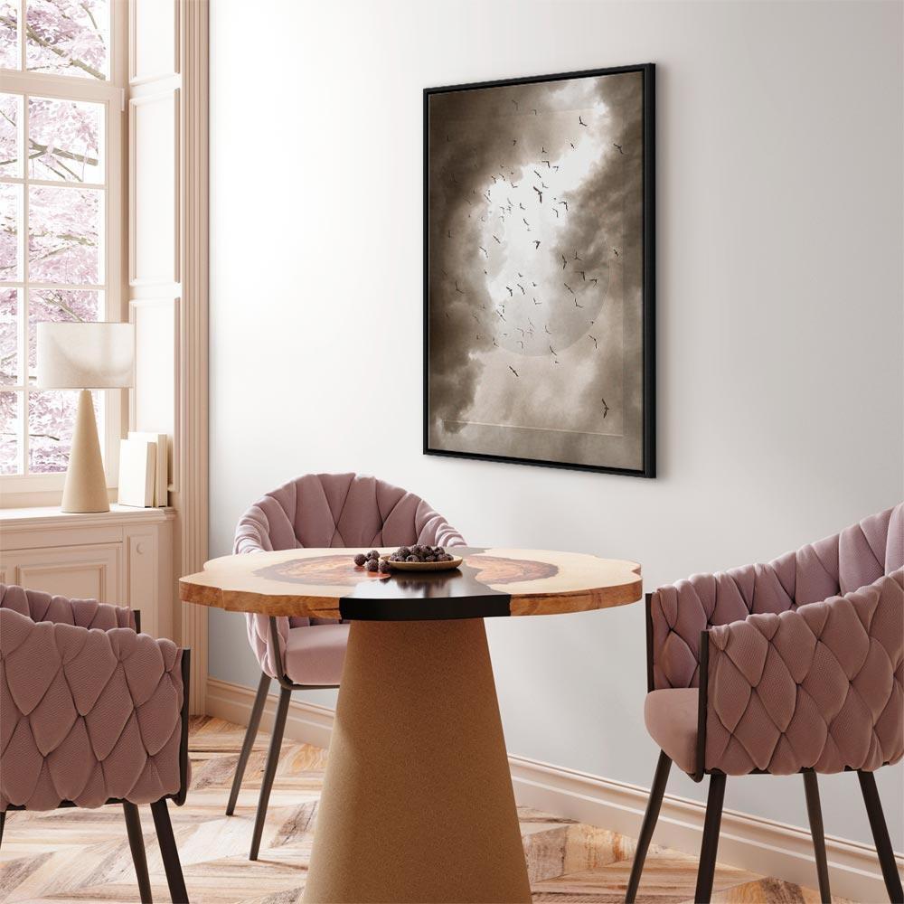 Obraz - Ptaki w chmurach (1-częściowy) pionowy