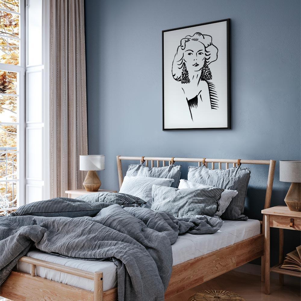 Obraz - Romantyczna blondynka (1-częściowy) pionowy