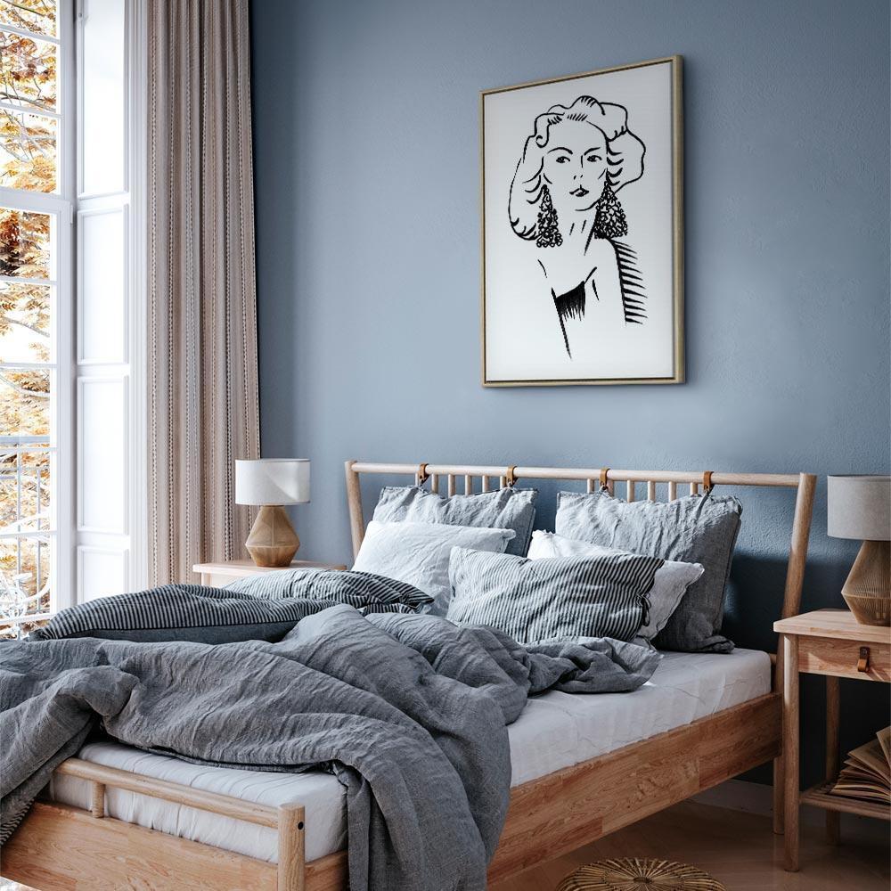 Obraz - Romantyczna blondynka (1-częściowy) pionowy