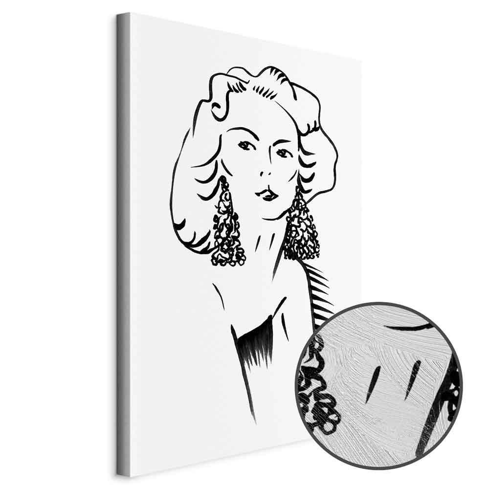 Obraz - Romantyczna blondynka (1-częściowy) pionowy