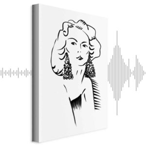 Obraz - Romantyczna blondynka (1-częściowy) pionowy