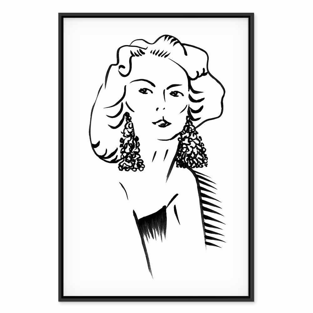 Obraz - Romantyczna blondynka (1-częściowy) pionowy