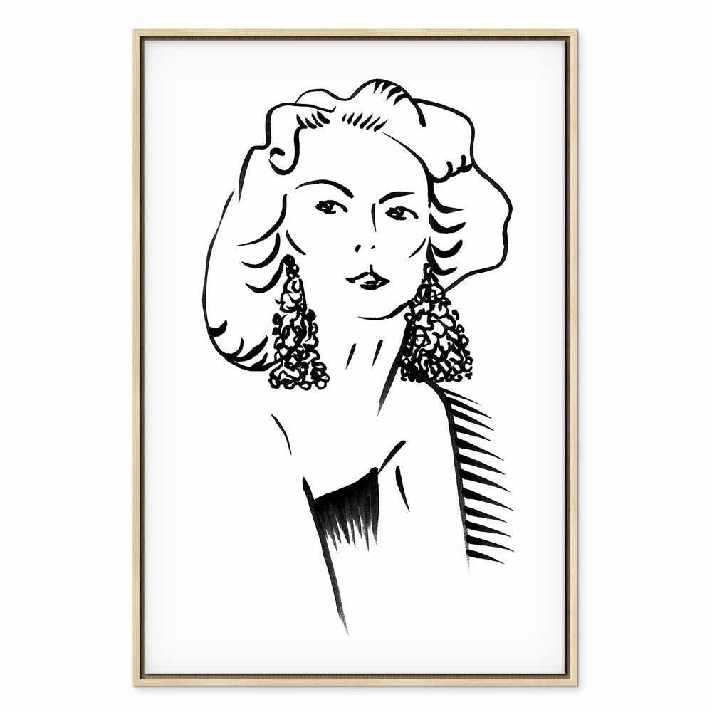 Obraz - Romantyczna blondynka (1-częściowy) pionowy