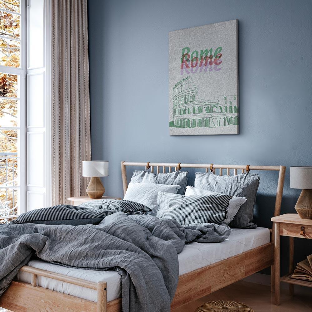 Obraz - Rzym w akwarelach (1-częściowy) pionowy