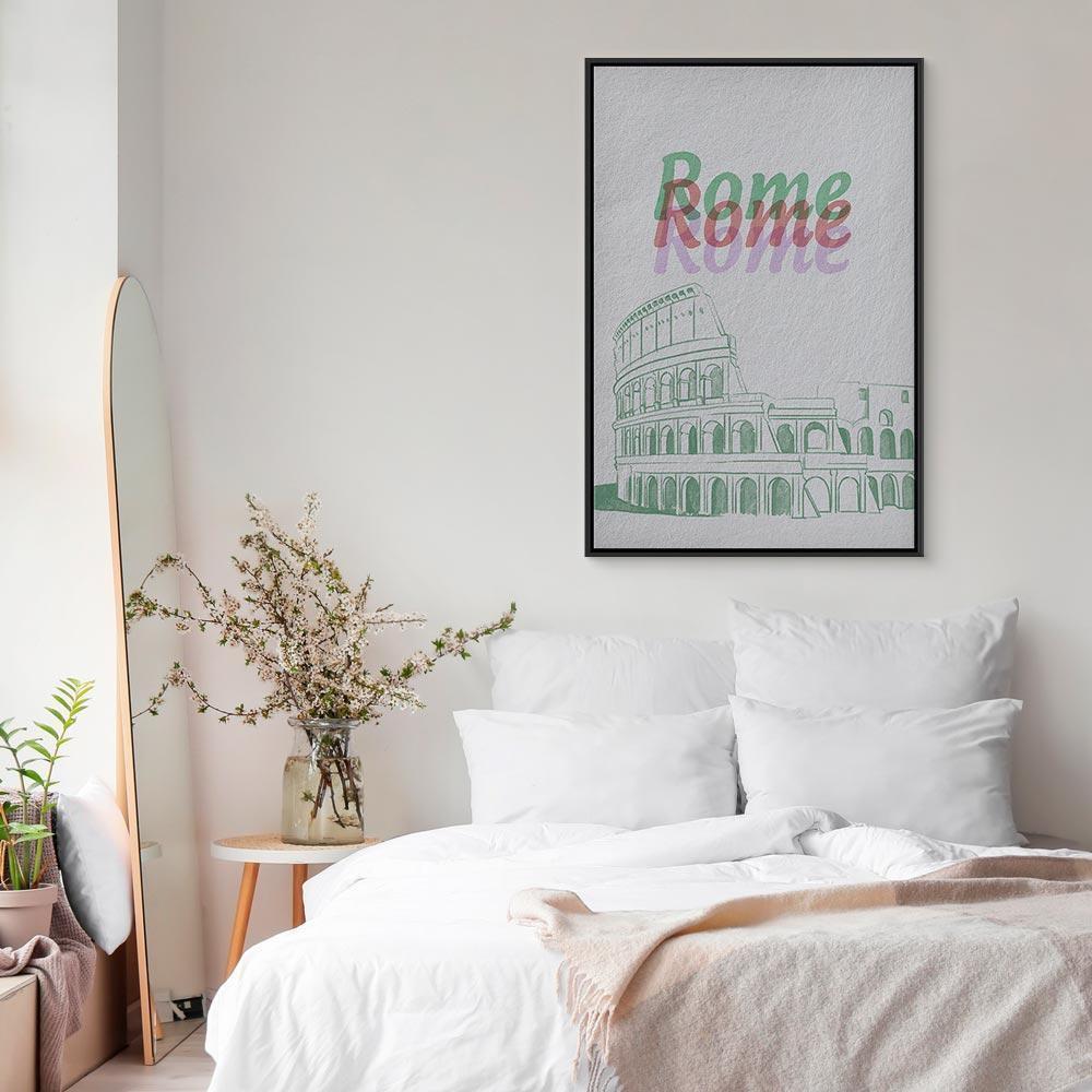 Obraz - Rzym w akwarelach (1-częściowy) pionowy