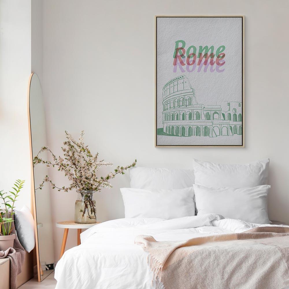 Obraz - Rzym w akwarelach (1-częściowy) pionowy