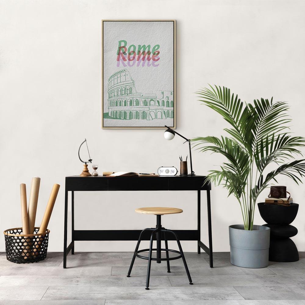 Obraz - Rzym w akwarelach (1-częściowy) pionowy