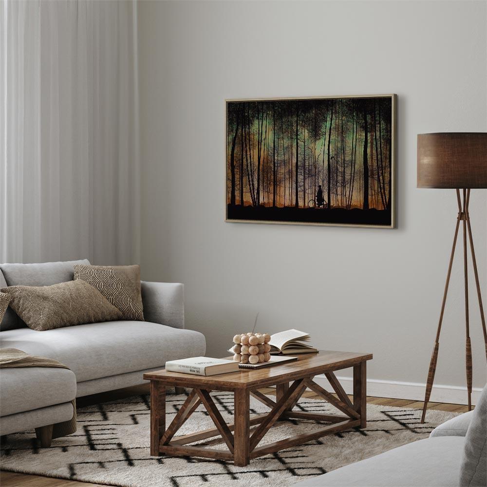 Obraz - Spacer przed zmrokiem (1-częściowy) szeroki