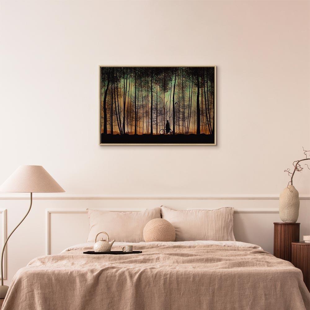 Obraz - Spacer przed zmrokiem (1-częściowy) szeroki