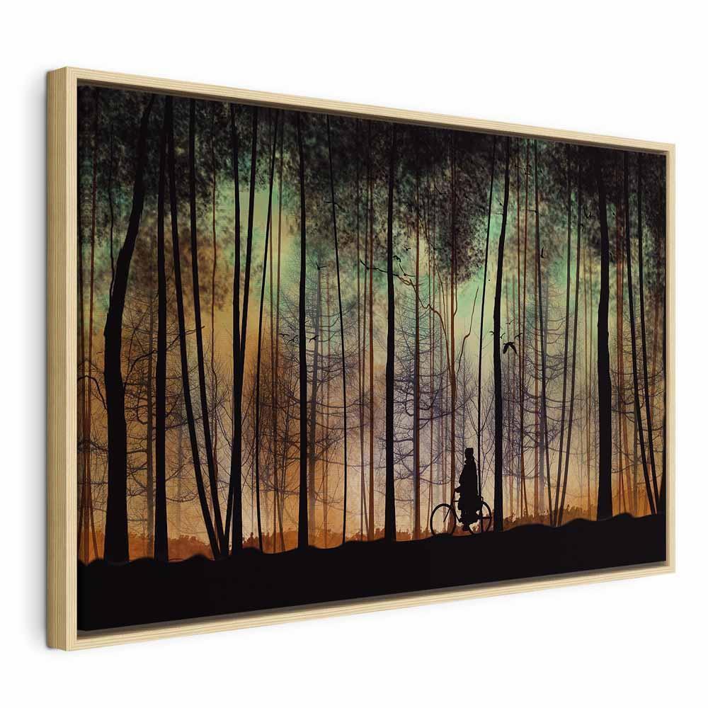 Obraz - Spacer przed zmrokiem (1-częściowy) szeroki