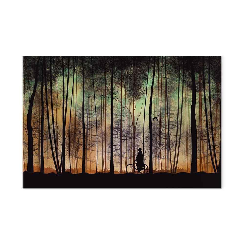 Obraz - Spacer przed zmrokiem (1-częściowy) szeroki