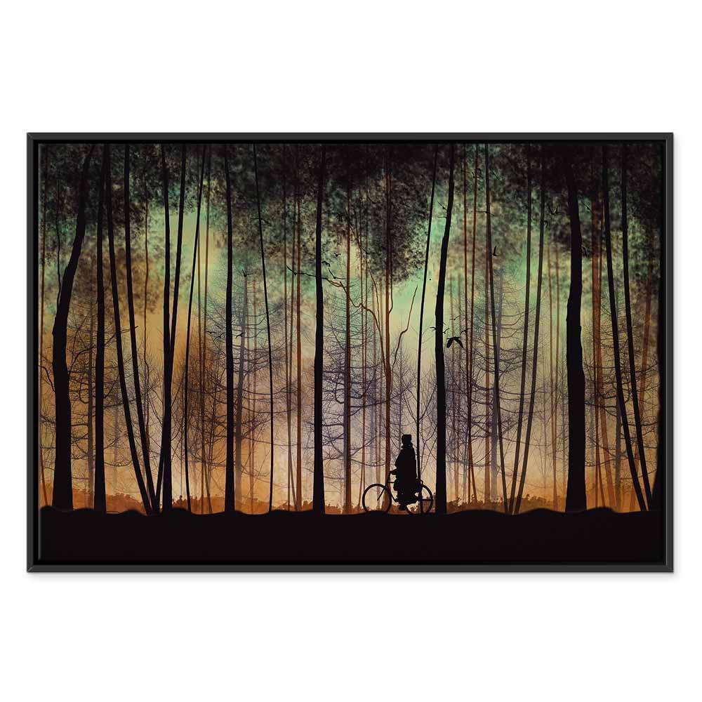 Obraz - Spacer przed zmrokiem (1-częściowy) szeroki