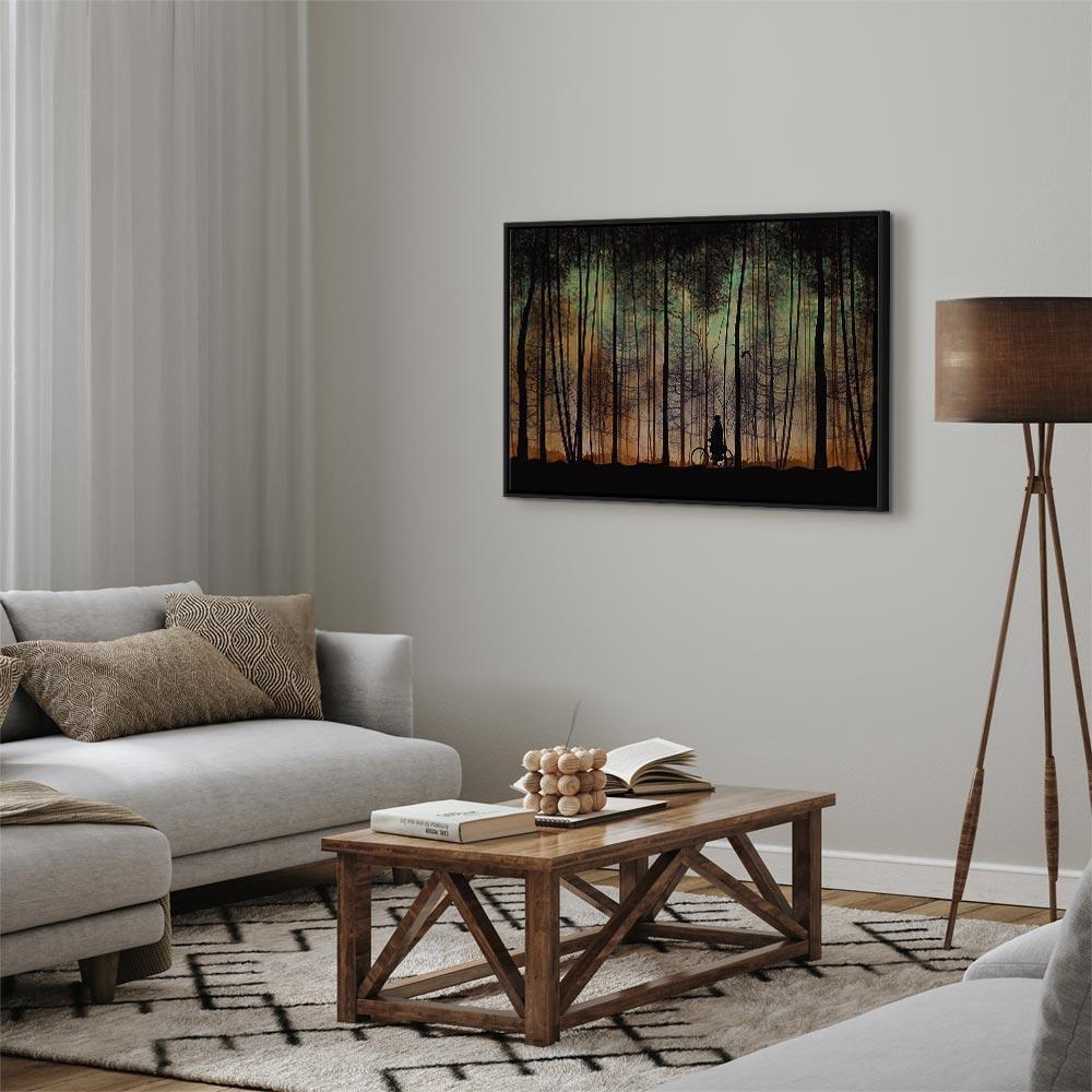 Obraz - Spacer przed zmrokiem (1-częściowy) szeroki