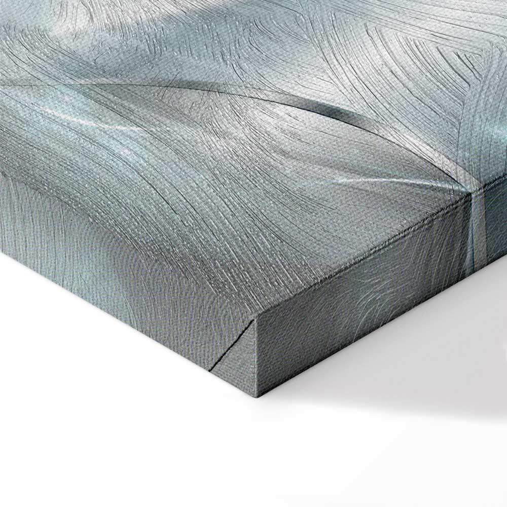 Obraz - Świecące dmuchawce (5-częściowy) niebieski szeroki