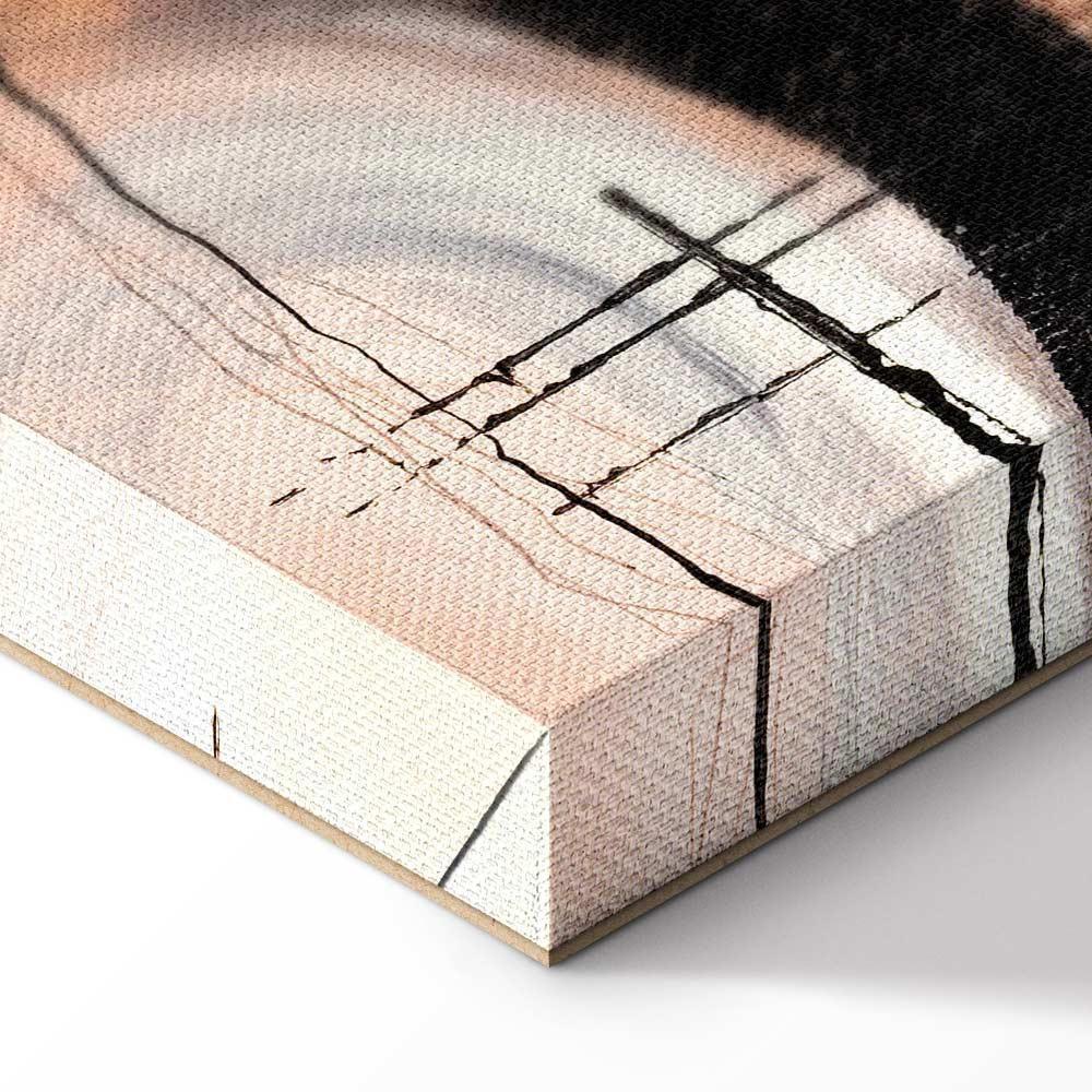 Obraz - Sztuka kształtów (1-częściowy) - abstrakcja ręcznie malowanego dzieła