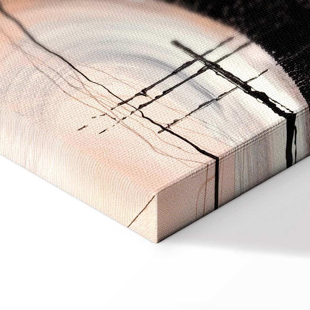 Obraz - Sztuka kształtów (1-częściowy) - abstrakcja ręcznie malowanego dzieła