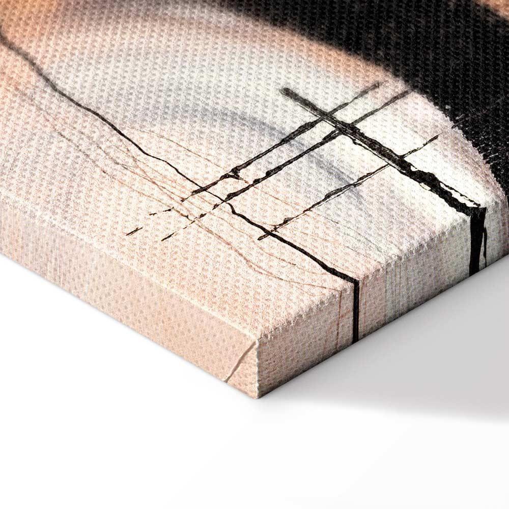 Obraz - Sztuka kształtów (1-częściowy) - abstrakcja ręcznie malowanego dzieła