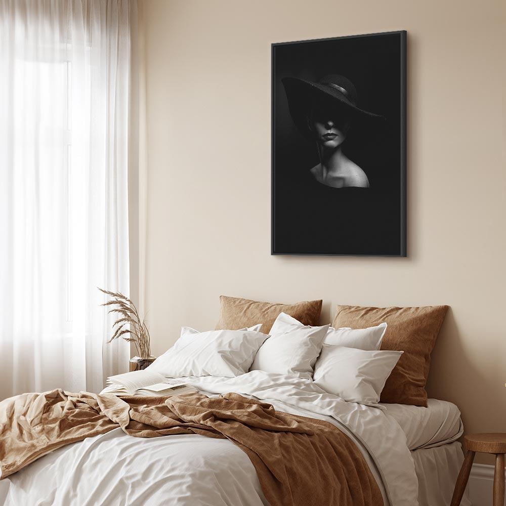Obraz - Tajemnicza kobieta (1-częściowy) pionowy