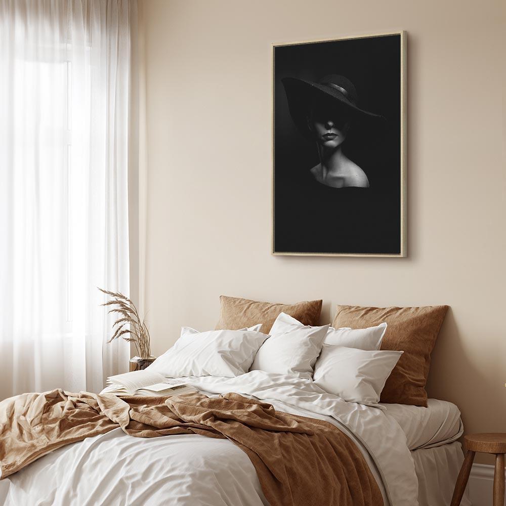 Obraz - Tajemnicza kobieta (1-częściowy) pionowy