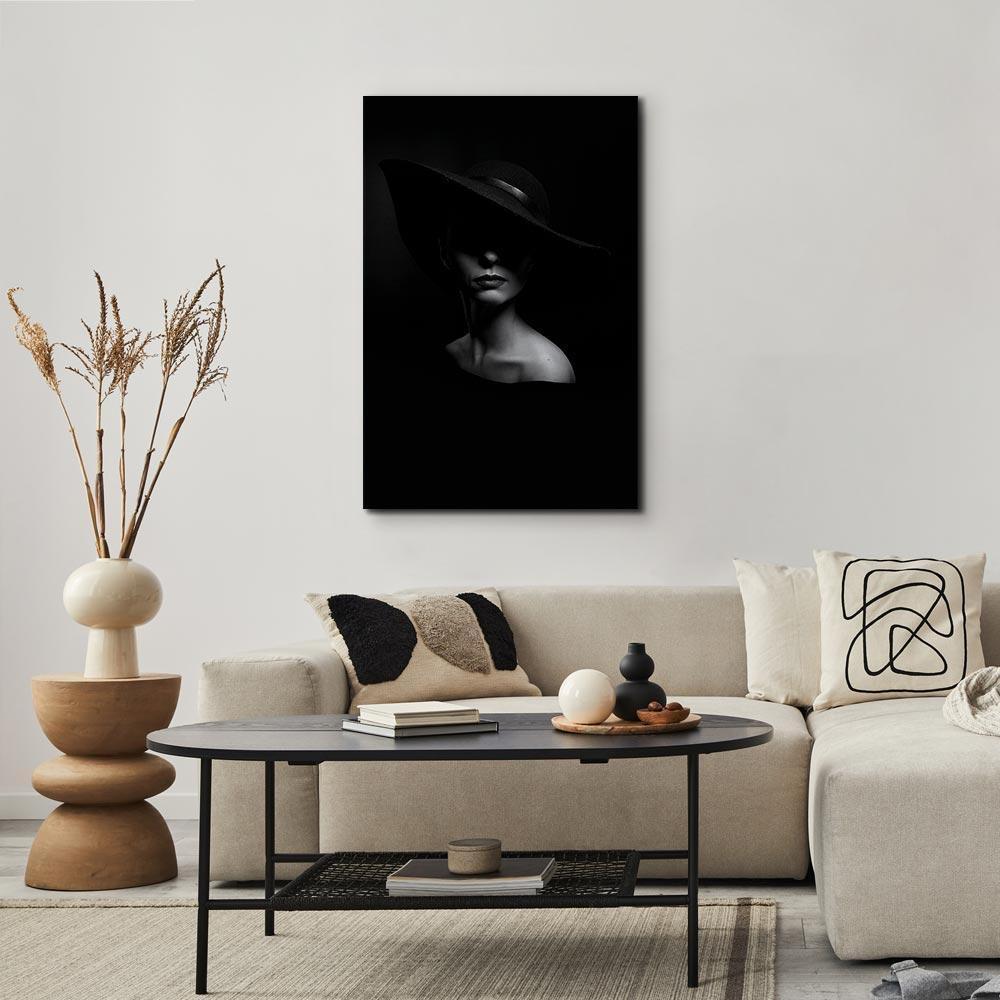 Obraz - Tajemnicza kobieta (1-częściowy) pionowy