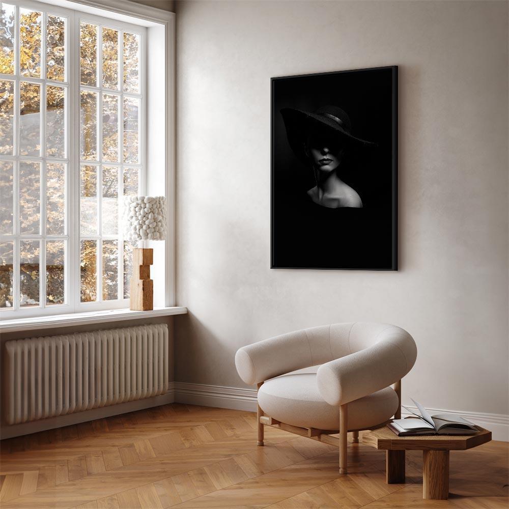 Obraz - Tajemnicza kobieta (1-częściowy) pionowy