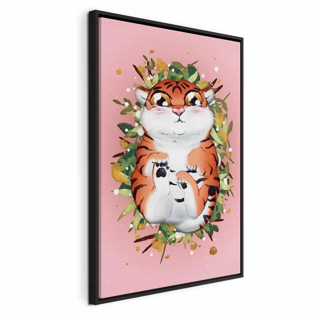 Obraz - Tygrysek na trawie (1-częściowy) pionowy