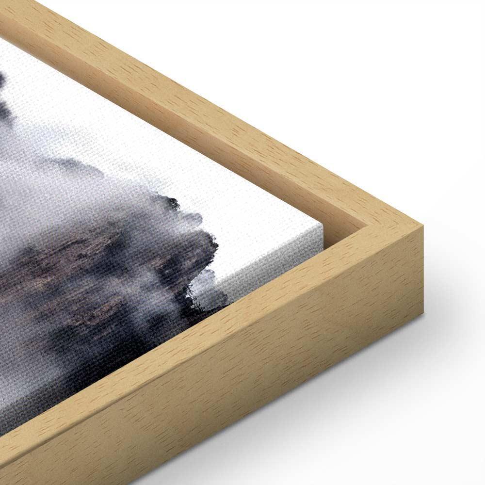 Obraz - Wysokie góry we mgle (1-częściowy) - krajobraz chmur między skałami