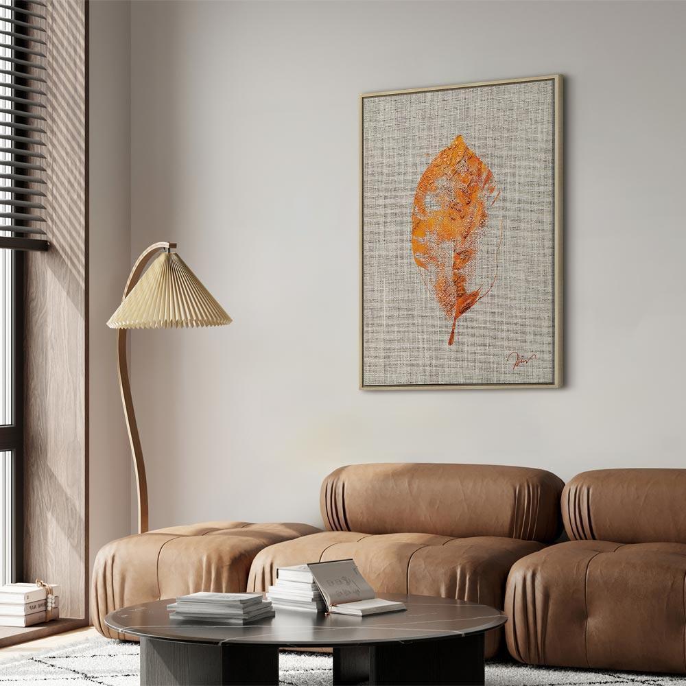 Obraz - Złota flora (1-częściowy) pionowy