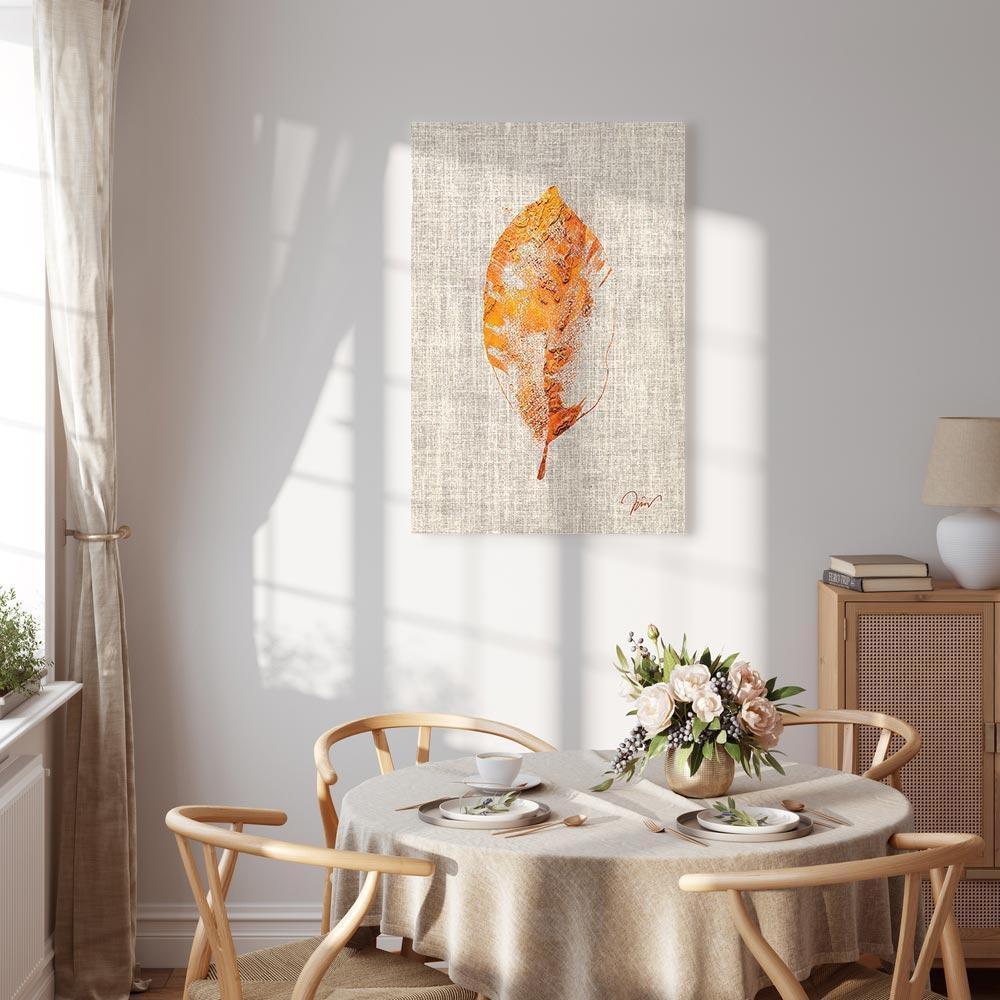 Obraz - Złota flora (1-częściowy) pionowy