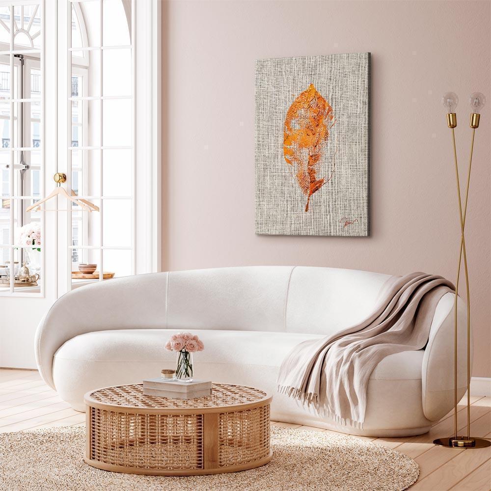 Obraz - Złota flora (1-częściowy) pionowy