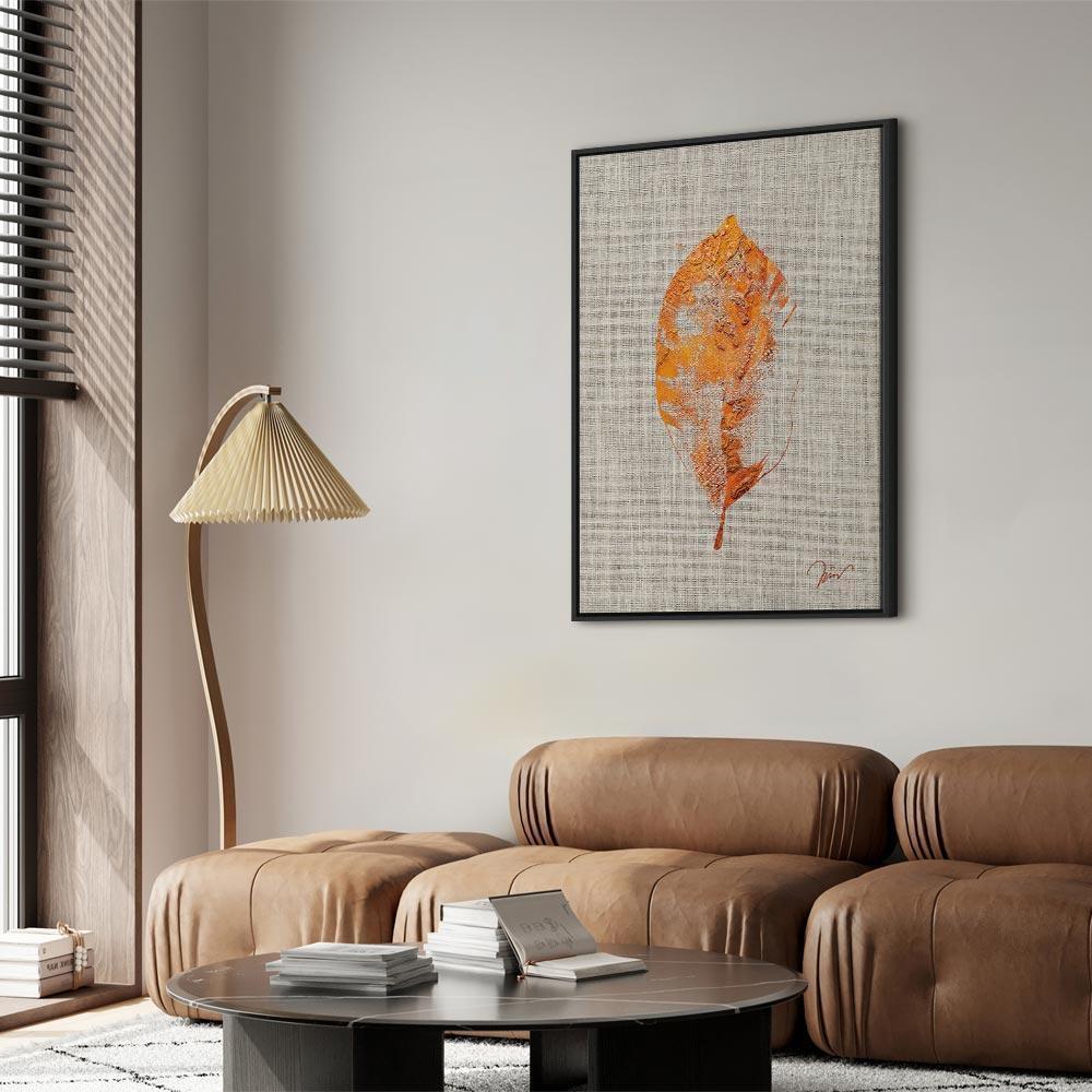 Obraz - Złota flora (1-częściowy) pionowy